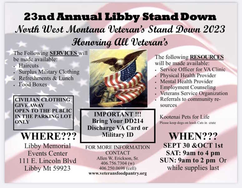 23rd Annual Libby Stand Down 2023